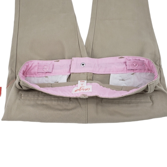 NWT Cat & Jack Girls School Uniform Pants Size 8 - Two Pack Sourdough Beige - Picture 3 of 7